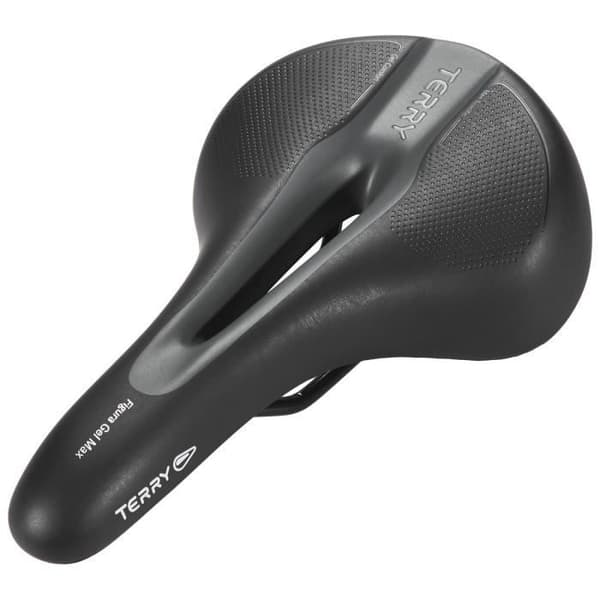 MTB-sadel - TERRY - Figura Gel Max - Gelpad - Utan fjädring - Svart