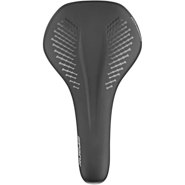SPANK Oozy MTB-sadel - Herr - Grön/Svart - Stållegering - Syntet - 280g