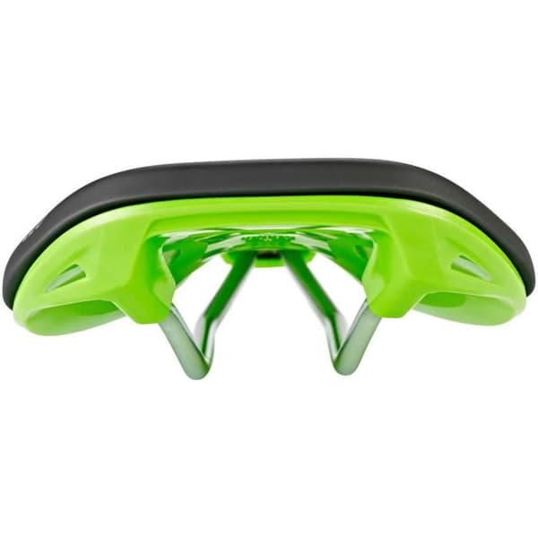 SPANK Oozy MTB-sadel - Herr - Grön/Svart - Stållegering - Syntet - 280g