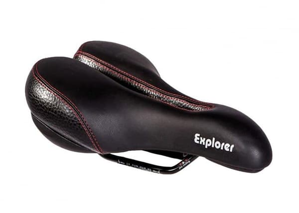 Selle - sadelstolpe P - p pro cykling - 2204200195 - P-p Explorer Sadel Bekväm Mixte-Adulte, Svart, 265x172