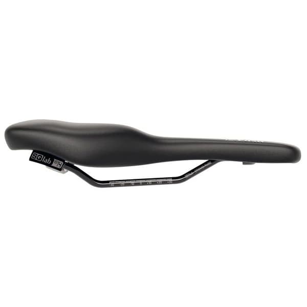 Sadel - Sqlab sadelstolpe - 2390 - 610 M-D Active VTC cykelsadel Unisex-Adult, Svart, 14 cm