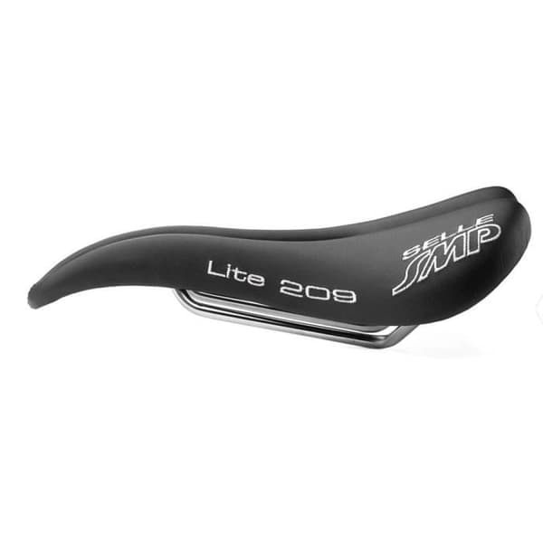 SMP Lite herrsadel svart - MTB/racercykel - Vera Pelle äkta läder - 310 g