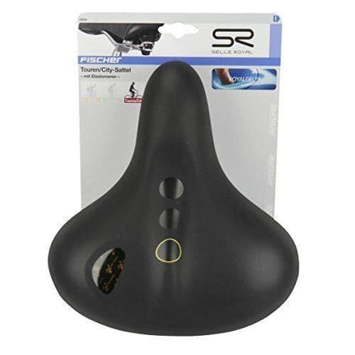 Selle Royal Adult Elastomer Gel Tour Sadel, Svart, One Size - 85650