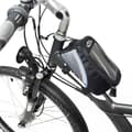 Miniatyrbild 4 av 8: Cykelväska för smartphones - 18 x 8,5 x 8,5 cm, svart/grå/blå
