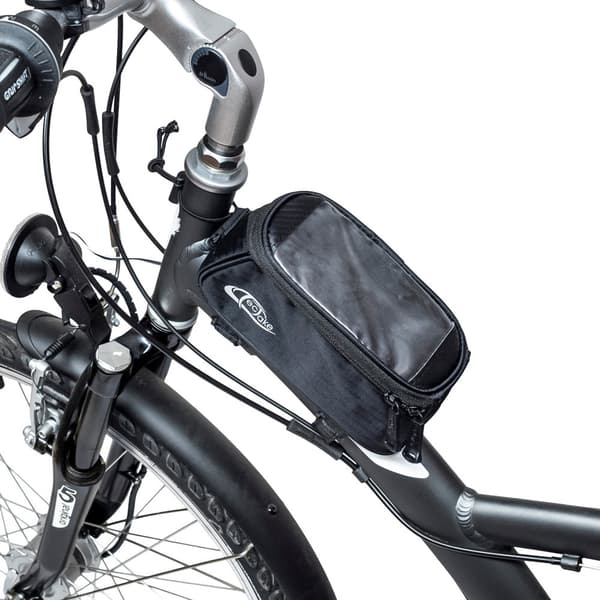 Cykelväska för smartphones - 20 x 9,5 x 10 cm, svart