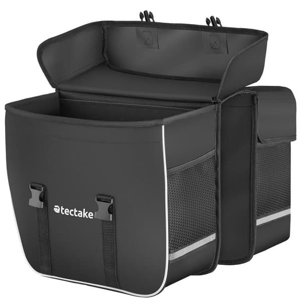 cykeltasker 35 liter - sort