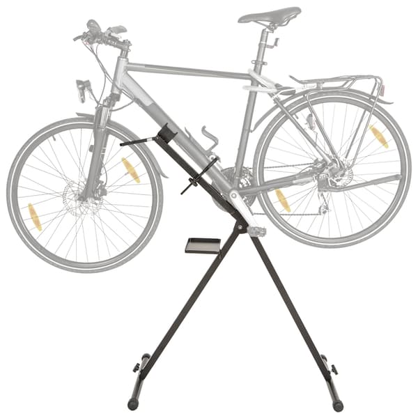 Cykel arbejdsstand inkl. værktøjsbakke - sort