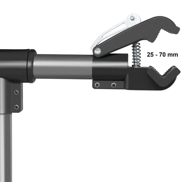 Cykel reparationsstativ inkl. værktøjsbakke - sort