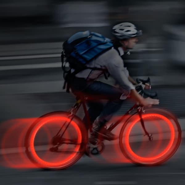 LED-ljus som fästes på ekrar, NITE IZE SEE´EM röd
