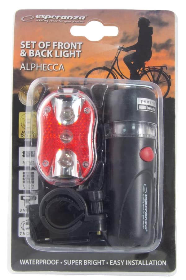 Cykelbelysning LED Fram och bak