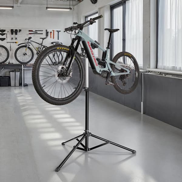 Cykel reparationsstativ Tristan op til 50 kg, velegnet til elcykler - sort