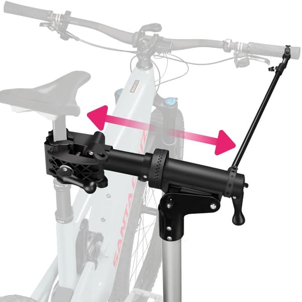 Cykelreparationsställ Tristan - Fällbar och höjdjusterbar, lämplig för elcyklar - svart