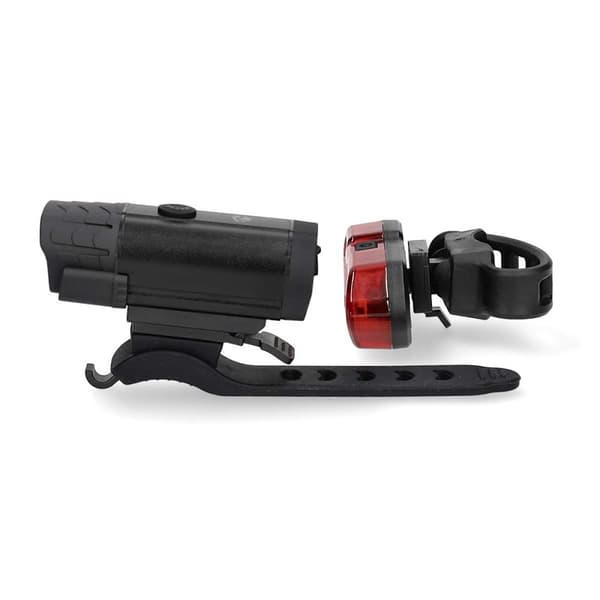 Nedis Sykkel Lys | Batteri drevet | 5 V DC | 3 W | batterier følger med | Oppladningsbar | 400 lm | 4.5 lm | 100 m | 110 °