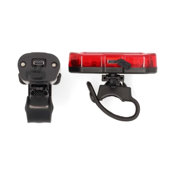 Nedis Sykkel Lys | Batteri drevet | 5 V DC | 3 W | batterier følger med | Oppladningsbar | 400 lm | 4.5 lm | 100 m | 110 °