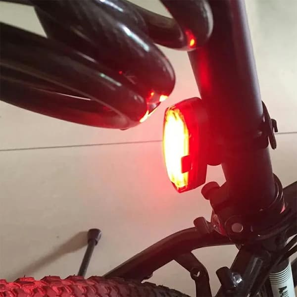 Bakljus Cykel Belysning Uppladdningsbart Varningsljus Hög Ljusstyrka 4 Ljuslägen