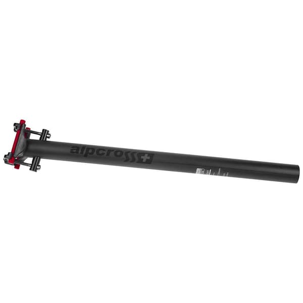 Alpcross Components Sadelstolpe Die Stütze Lt Svart 400 mm / 31.6 mm