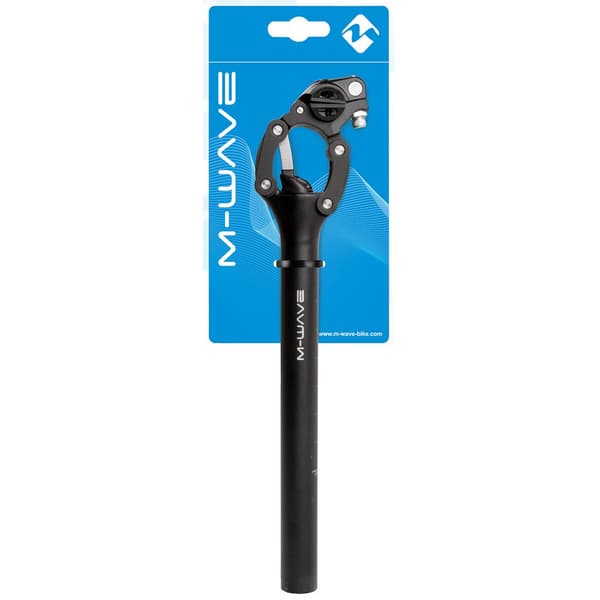M-wave Sædepind Fourspring Vario Parallelogram Sort 350 mm / 27.2 mm