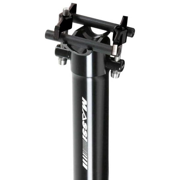 Massi Sadelstolpe 165 30.9x410 Mm Alloy Svart 410 mm / 30.9 mm
