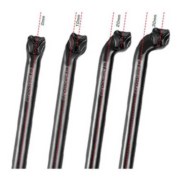 Ergotec Viper 10 Sadelstolpe Svart 400 mm / 30.9 mm