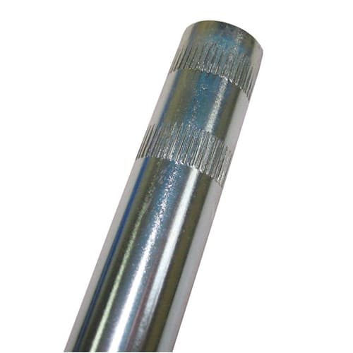 Sadelstolpe i stål, sadelstolpe 22,2 mm silver
