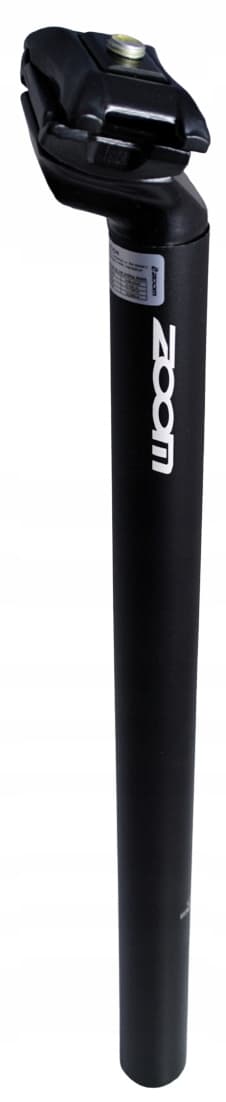 ZOOM 25,8 mm sadelstolpe svart med bygel