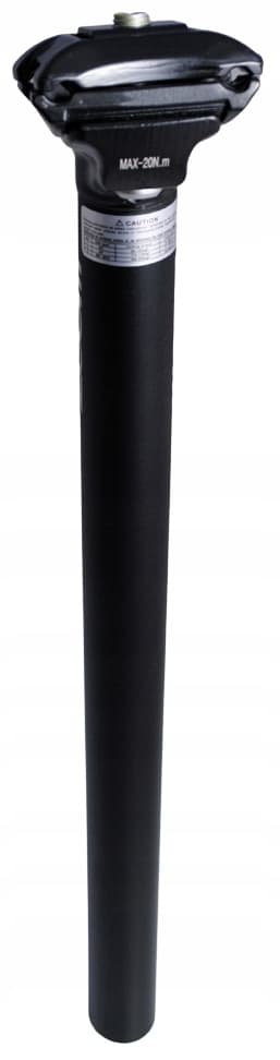 Sadelpindsbeslag 28,6 x 400 mm Sort ZOOM