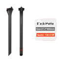Miniatyrbillede 1 af 2: Carbon sadelpind, letvægtsdesign, maksimal belastning 120 kg,27.2-400