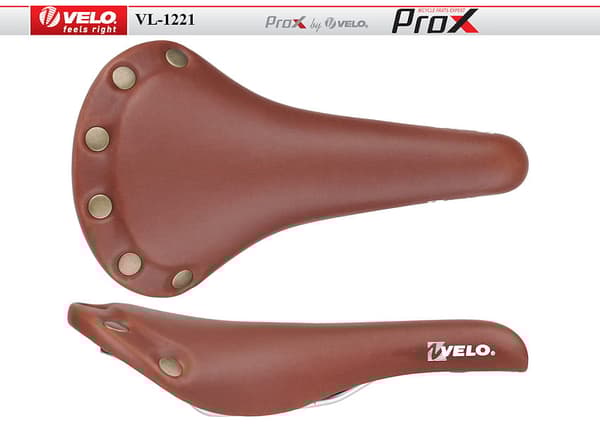 Retro FIX Fixed Gear VELO polkupyörän satula ruskea