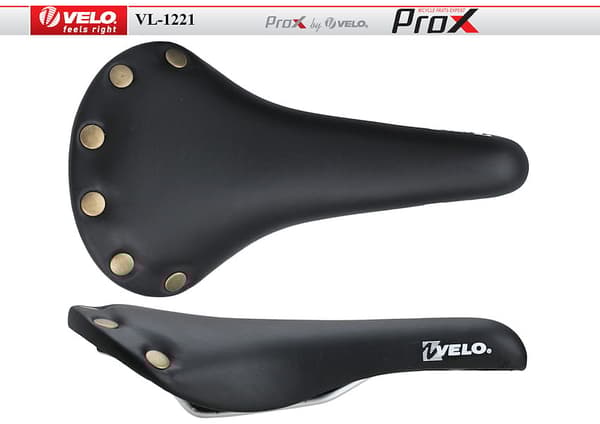 Retro FIX Fixed Gear VELO -pyörän satula, musta