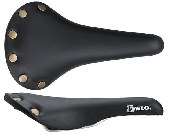 Retro FIX Fixed Gear VELO -pyörän satula, musta