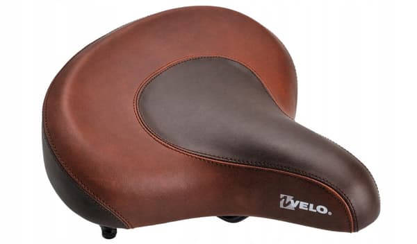 VELO VL8088 POLKUPYÖRÄN SATULA, LEVEÄ ISTUMA, RUSKEA