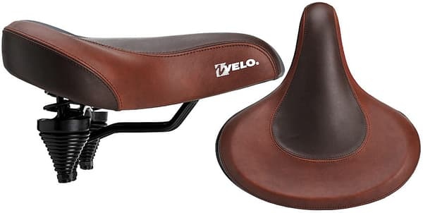 VELO VL8088 POLKUPYÖRÄN SATULA, LEVEÄ ISTUMA, RUSKEA