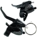 Miniatyrbillede 1 af 6: Skiftegreb Venstre Foran Sort Shimano ST-EF41 3 Gear