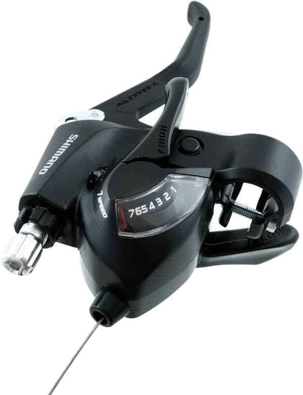 Vaihdevipu Oikea Taka Musta Shimano ST-EF41 7 Vaihteinen