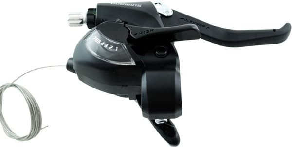 Vaihdevipu Oikea Taka Musta Shimano ST-EF41 7 Vaihteinen