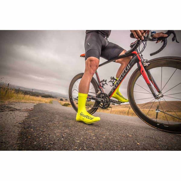 Velotoze Tall-road Skoovertræk Gul EU 37-40 Mand