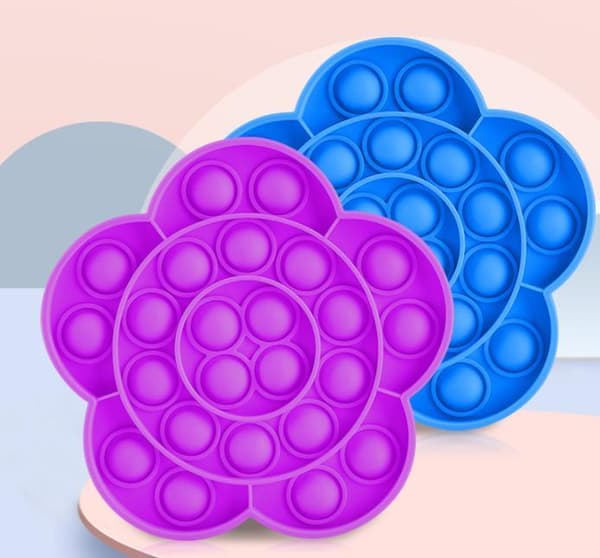 Popit Fidget Pop It Flower 4 farver