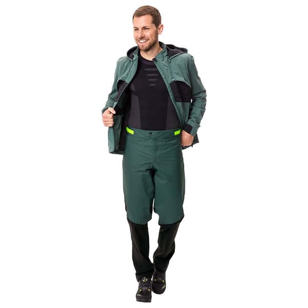 Vaude Bike Bukser All Year Moab 2in1 Rain Grøn XL Mand