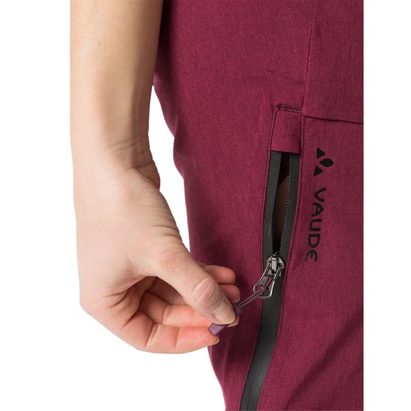 Vaude Bike Housut Yaras Warm Rain Punainen 38 Nainen