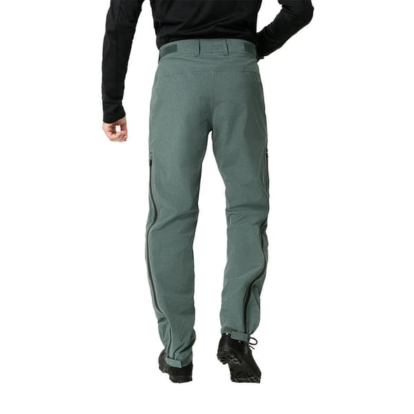 Vaude Bike Bukser Yaras Warm Rain Grøn L Mand