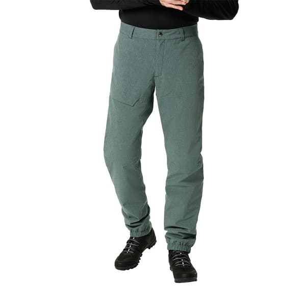 Vaude Bike Bukser Yaras Warm Rain Grøn L Mand