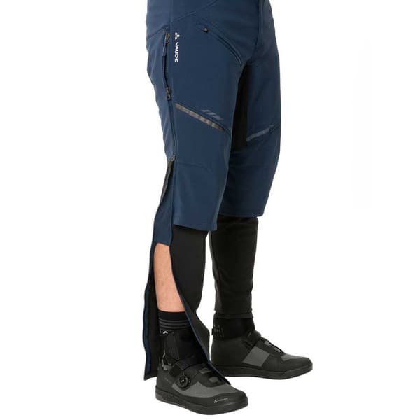 Vaude Bike Bukser Virt Softshell Ii Blå M Mand