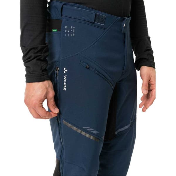 Vaude Bike Bukser Virt Softshell Ii Blå M Mand