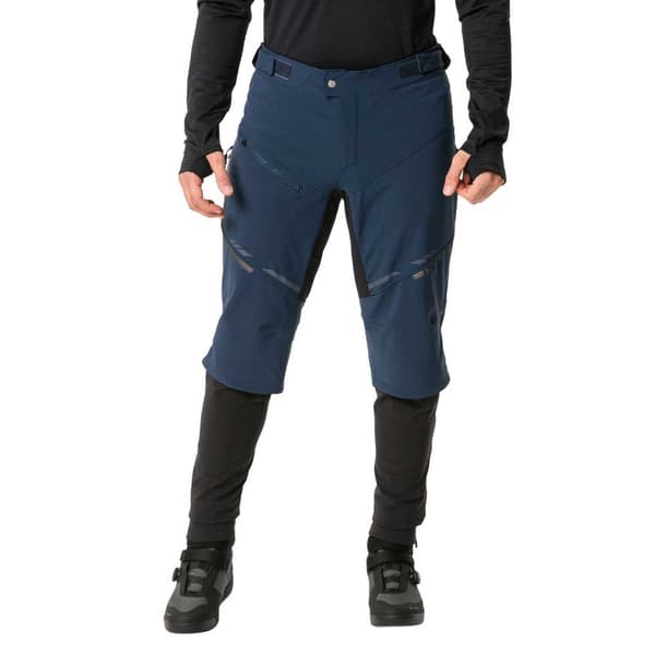 Vaude Bike Bukser Virt Softshell Ii Blå M Mand