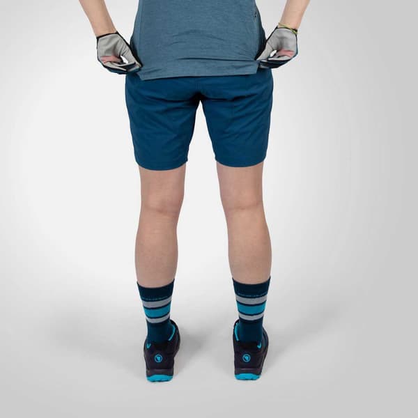 Endura Shorts Med Vaskeskind Hummvee Lite Blå M Kvinde