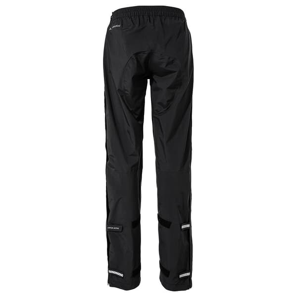 Vaude Byxor Yaras Rain Zip Svart 40 Kvinna