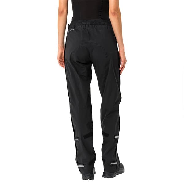 Vaude Housut Yaras Rain Zip Musta 42 Nainen