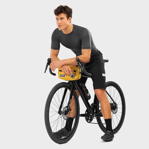 Siroko Gravel Shortsit Block Musta L Mies
