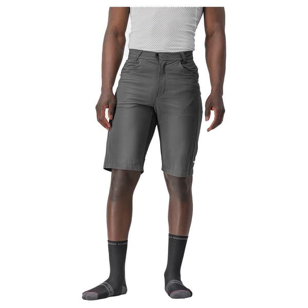 Castelli Shortsit Unlimited Baggy Harmaa M Mies