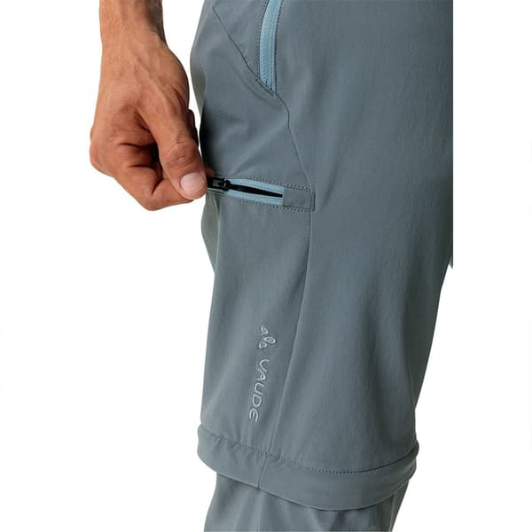Vaude Housut Yaras Zip Off Harmaa XL Mies